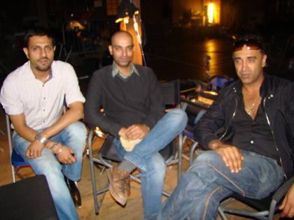 Raj & Pablo on the set of Abbas Tyrewala's new film 1-800 Love