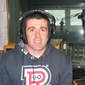 Tom Martin the the BBC Radio Ulster studio