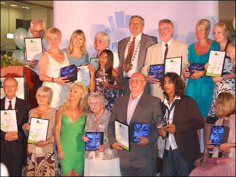 The winners at 'Basingstoke - A Place to be Proud Of Awards'.