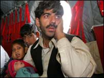 زلزلے سے متاثرہ شخص