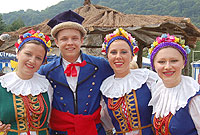 Cystadleuwyr o Wlad Pwyl yn Eisteddfod Ryngwladol Llangollen