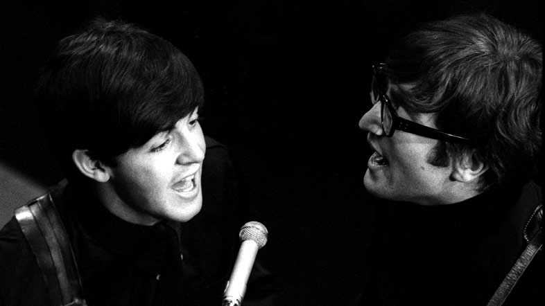 Paul McCartney and John Lennon