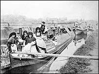 A christening party in 1911.