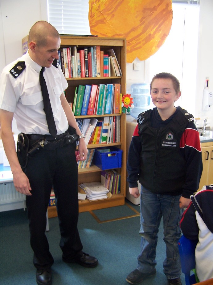 The bullet proof jacket.