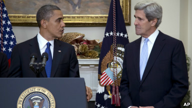 Obama y John Kerry