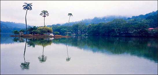 Kandy Lake, central Sri Lanka, 2002 - admired by Andrew Nicholl in July 1848