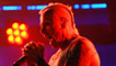 Keith lets rips on the mic as The Prodigy bring the main stage to a close