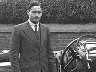 Tom Delaney with his beloved Lea Francis