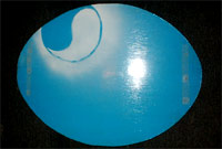 top view of balance board