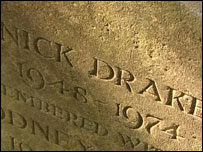 Nick Drake's gravestone