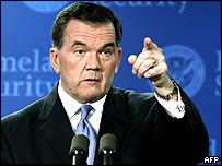 ہوم لینڈ سیکیورٹی کے سربراہ ٹام رِج