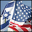 پرچم آمريکا و اسرائيل