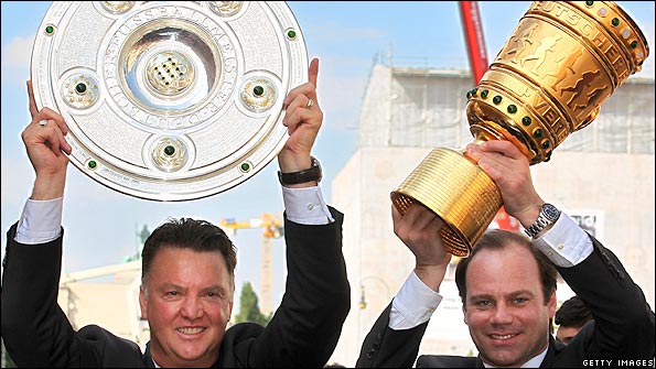 Louis van Gaal and Christian Nerlinger