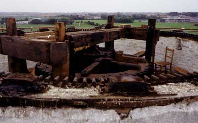 Inside the mill when the cap has been removed.