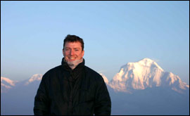 Ade with Dhaulagiri behind