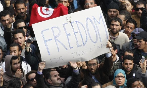Cách mạng Hoa Nhài đòi tự do ở Tunesia