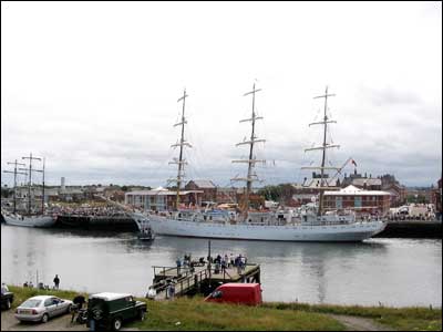 Tall ships at Blyth by Chris Hogg
