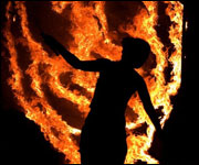 Dancer at Fire Point