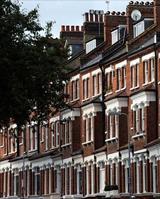A row of terraced houses