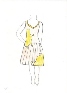 Custard Dress