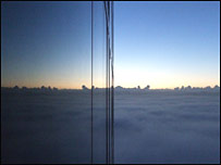 clouds seen from Beetham Tower
