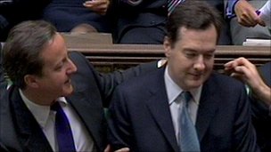 David Cameron and George Osborne