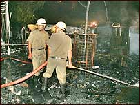 فیکٹری میں آگ