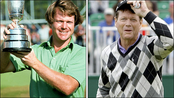 Then and now... Watson has history at Turnberry