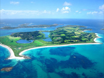 Tresco from the air by Tom Corser