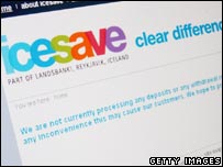 Icesave website