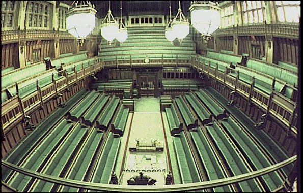 The House of Commons chamber