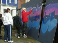 The wall is nearly finished