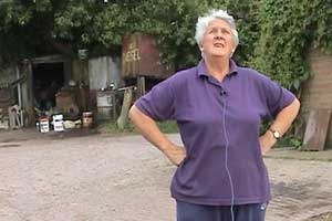 Annis and her husband Gordon are concerned about the weather.