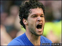Chelsea midfielder Michael Ballack