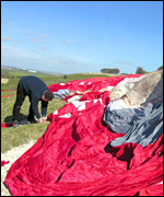 Hackpen Hill white horse - Comic Relief