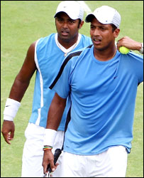 लिएंडर पेस और भूपति