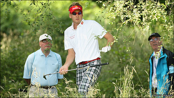 Ian Poulter in action in last week's Scottish Open