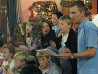 Children at the Five Islands Primary School have been singing about environmental issues