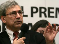 Turkish author Orhan Pamuk 