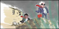 Alistair Darling cartoon