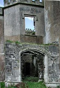 Ruined entrance to Kilwaughter Castle