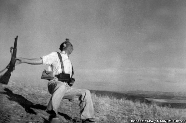 The falling soldier by Robert Capa