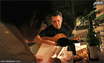 افشين بابازاده (چپ) و نيما مينا