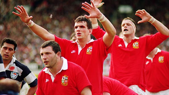 Martin Johnson in action for the Lions in 1993