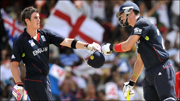 Craig Kieswetter and Kevin Pietersen