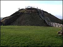 The motte @ Sandal Castle