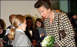 HRH Princess Anne visits BBC in Mailbox