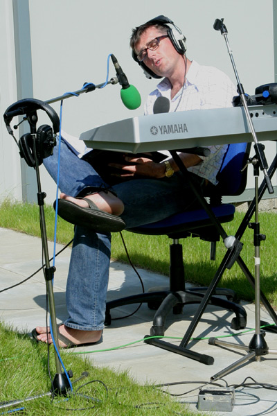 Who said presenting a radio show was stressful?