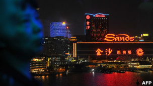 金沙等美國賭場集團在澳門大賺其利
