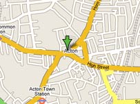Map of Acton